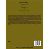 Benton County, Arkansas Biographical and Historical Memoirs back cover