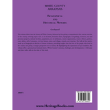 White County, Arkansas Biographical and Historical Memoirs back cover