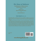 The House of Robinson The Robinsons of Rhode Island back cover