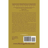 Commemorative Biographical Record of the Fox River Valley Counties of Brown, Outagamie and Winnebago, [Wisconsin], Volume 1 back cover