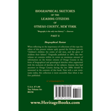 Biographical Sketches of the Leading Citizens of Otsego County, New York vol. 2 back cover