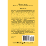 History of the Town of Exeter, New Hampshire back cover