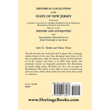 Historical Collections of the State of New Jersey: Containing Geographical Descriptions of Every Township in the State back cover