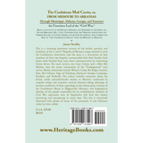 The Confederate Mail Carrier, or From Missouri to Arkansas through Mississippi, Alabama, Georgia, and Tennessee back cover