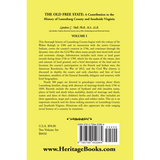 The Old Free State vol. 1 back cover