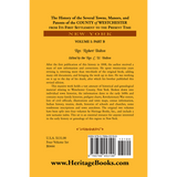 The History of Several Towns, Manors and Patents of the County of Westchester from the First Settlement to the Present Time vol. 1 part 2 back cover