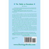 The Battle on Snowshoes back cover