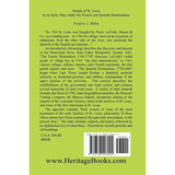 Annals of St. Louis in its Early Days under the French and Spanish Dominations back cover