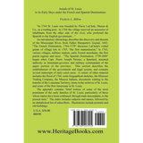 Annals of St. Louis in its Early Days under the French and Spanish Dominations back cover