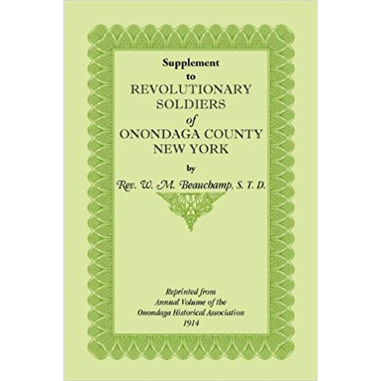 Supplement to Revolutionary Soldiers of Onondaga County, New York