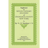 Supplement to Revolutionary Soldiers of Onondaga County, New York
