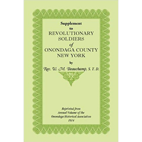 Supplement to Revolutionary Soldiers of Onondaga County, New York
