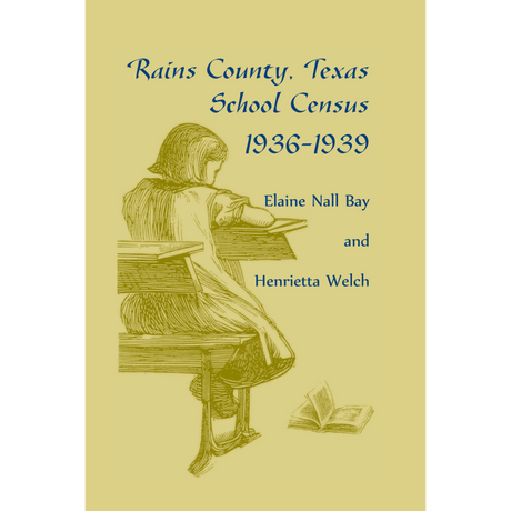 Rains County, Texas School Census, 1936-1939