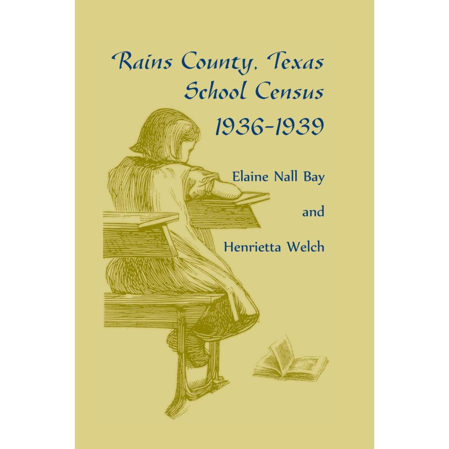 Rains County, Texas School Census, 1936-1939