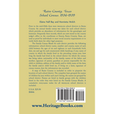 Rains County, Texas School Census, 1936-1939 back cover