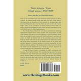 Rains County, Texas School Census, 1936-1939 back cover