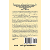 Canada During the American Revolutionary War back cover