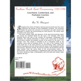 Southam Parish Land Processioning, 1747-1784, Goochland, Cumberland, and Powhatan Counties, Virginia back cover
