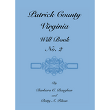 Patrick County, Virginia, Will Book, No. 2