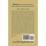 Sowams: with Ancient Records of Sowams (Rhode Island) and Parts Adjacent back cover