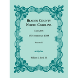 Bladen County, North Carolina, Tax Lists: 1775 through 1789, Volume II