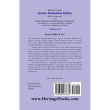 History of the Great Kanawha Valley [West Virginia] Volume 2 back cover