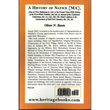 A History of Natick [Massachusetts] back cover