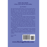 Loyal till Death: A Diary of the 13th New York Artillery back cover