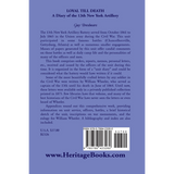 Loyal till Death: A Diary of the 13th New York Artillery back cover