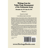 Writings from the Valley Forge Encampment of the Continental Army, Volume 5, December 19, 1777-June 19, 1778 back