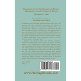 Celebration of the Two Hundred and Fiftieth Anniversary of the Settlement of Boston back cover