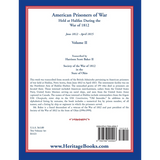American Prisoners of War Held at Halifax During the War of 1812, Volume II back cover
