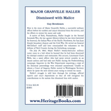 Major Granville Haller: Dismissed with Malice back cover