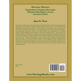 Browne-Brown: Descendants of England, West Indies, Maryland, New England, and the American Frontier back cover