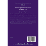 Additions and Corrections to the W.P.A. Inventory of Wayne County, Ohio: Wooster