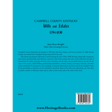 Campbell County, Kentucky Wills and Estates, 1794–1830