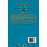 Additions and Corrections to the W.P.A. Inventory of Montgomery County, Ohio: Dayton back cover