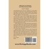 Prelude to Courage: An Air Warrior's Journey of Faith back cover