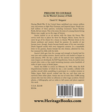Prelude to Courage: An Air Warrior's Journey of Faith back cover