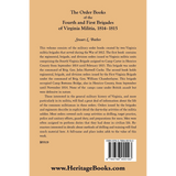 The Order Books of the Fourth and First Brigades of Virginia Militia, 1814-1815 back cover