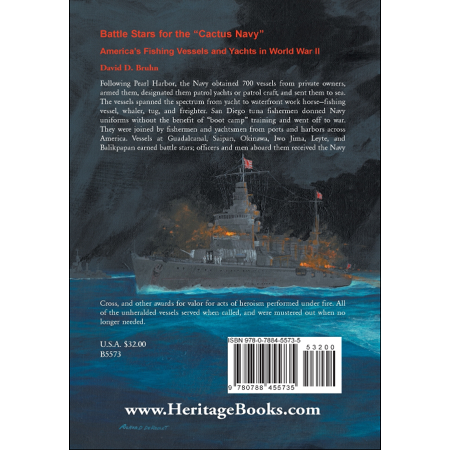 Battle Stars for the "Cactus Navy": America's Fishing Vessels and Yachts in World War II back cover