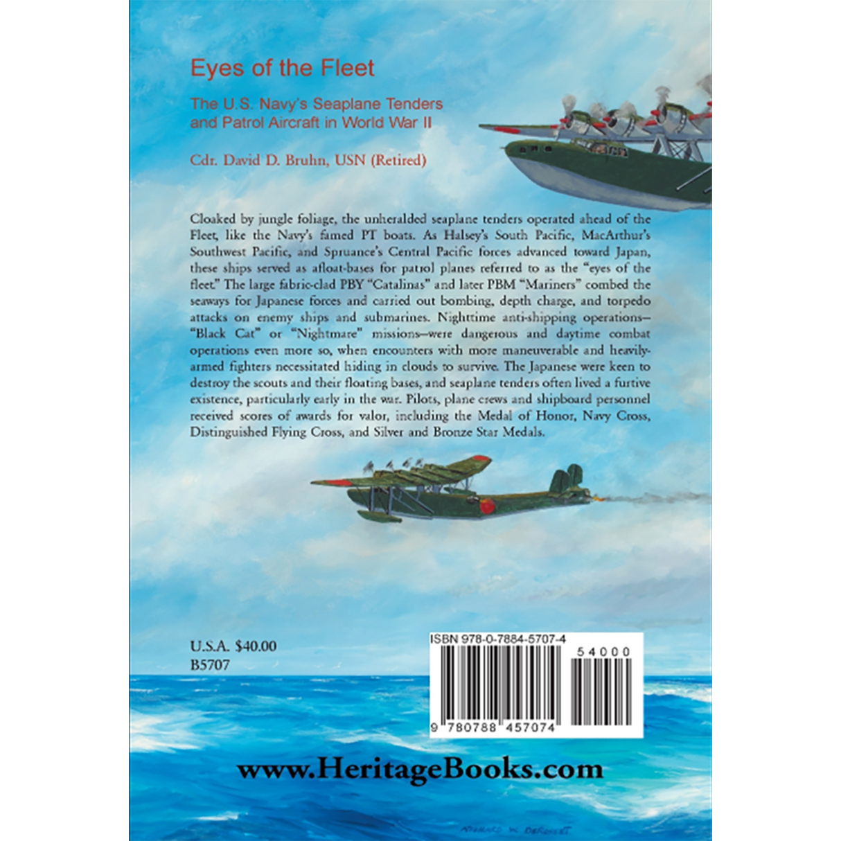 Eyes of the Fleet: The U.S. Navy's Seaplane Tenders and Patrol Aircraft in World War II back cover