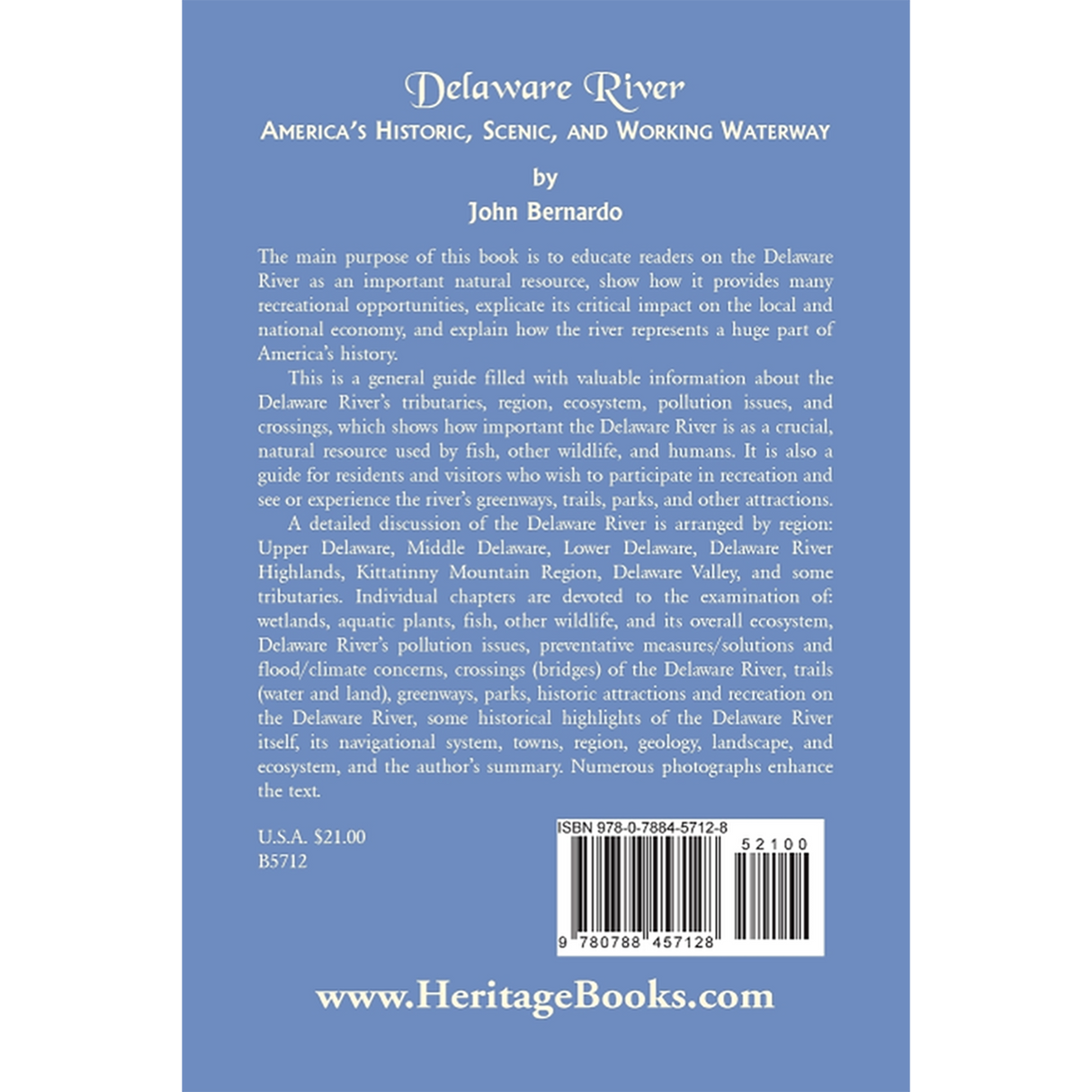 Delaware River: America's Historic, Scenic, and Working Waterway back cover
