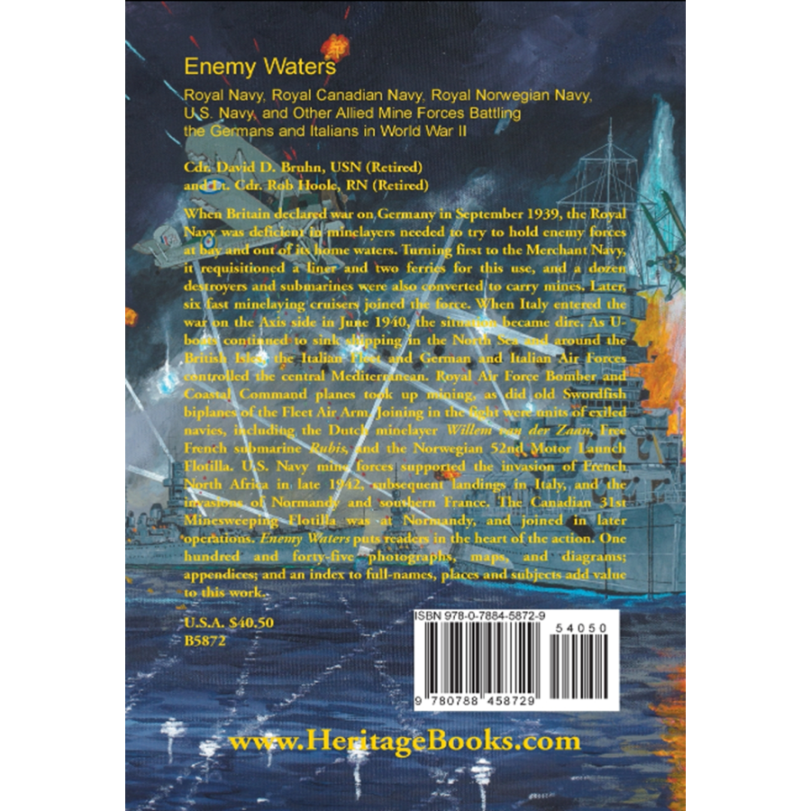 back cover of Enemy Waters