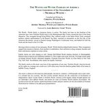 The Wyeth and Wythe Families of America, Seven Generations of the Descendants of Nicholas Wyeth back cover