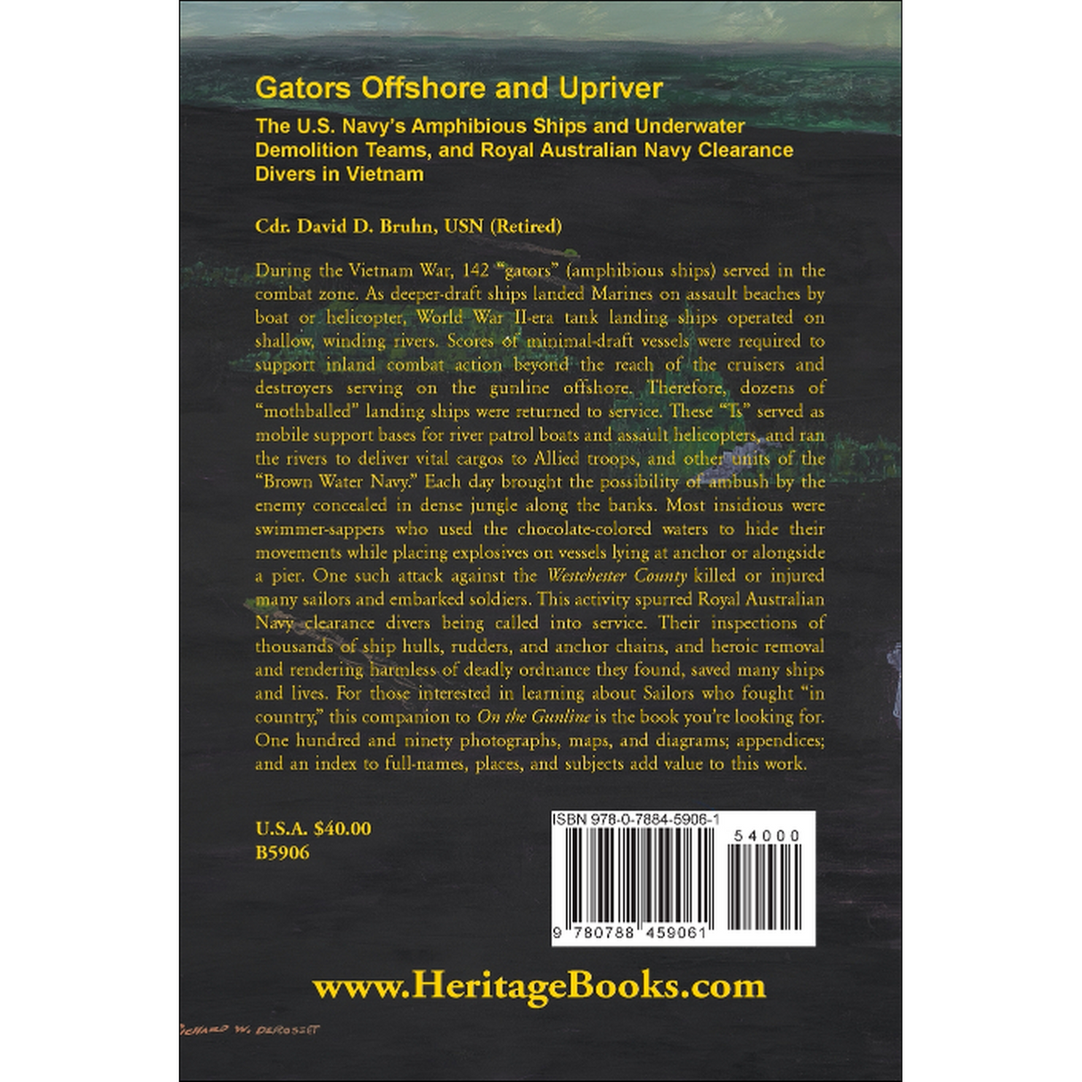 Gators Offshore and Upriver back cover