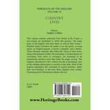 Portraits of the English, Volume VI: Country Lives back cover