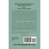 Portrait and Biographical Record of Orange County, New York, Volume I back cover