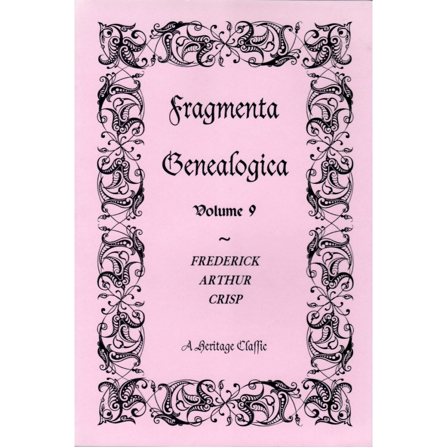 Fragmenta Genealogica: Volume 9