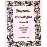 Fragmenta Genealogica, Volume 10